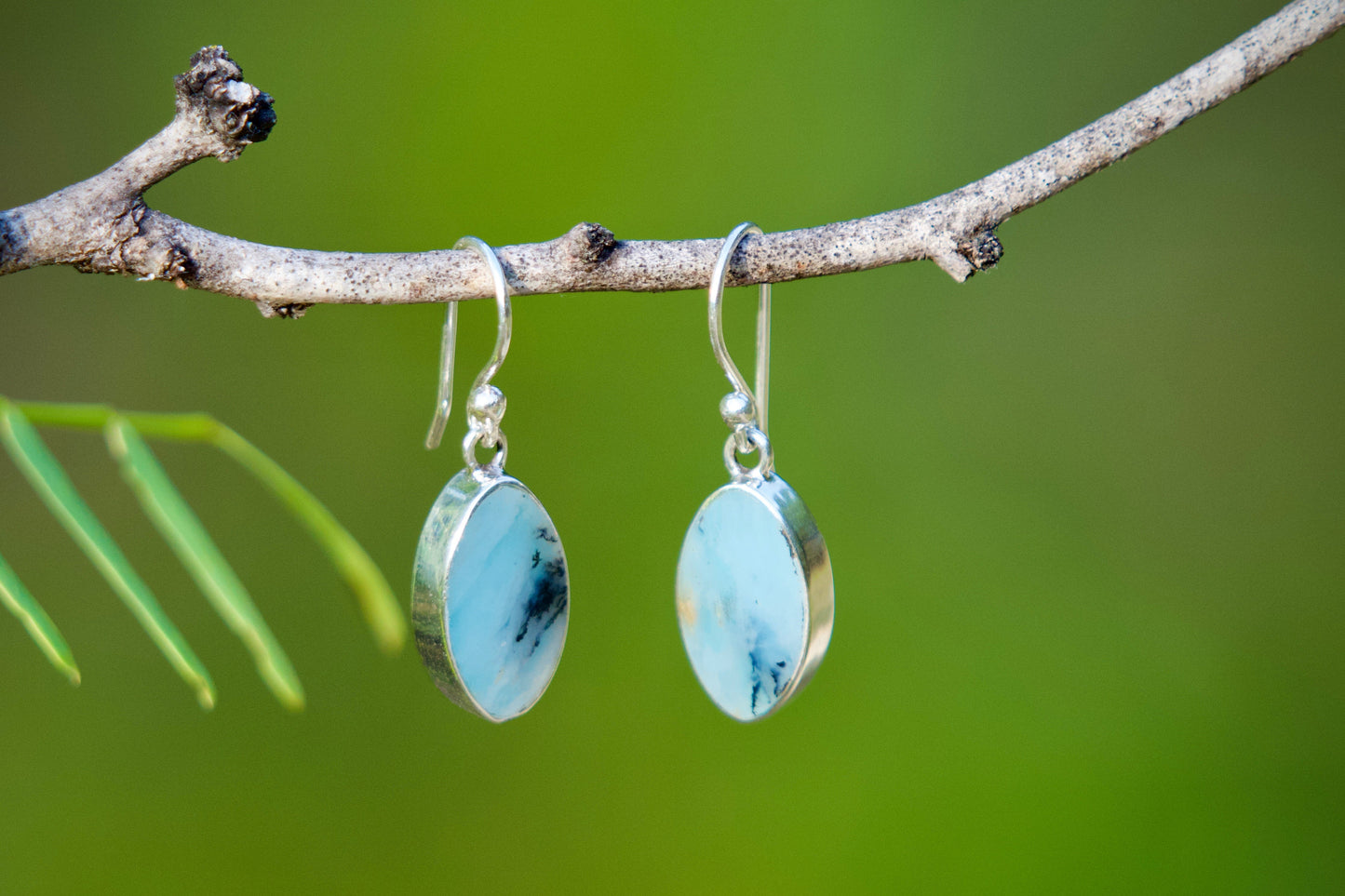 Birú - Opal Stones - Sterling Silver Earrings