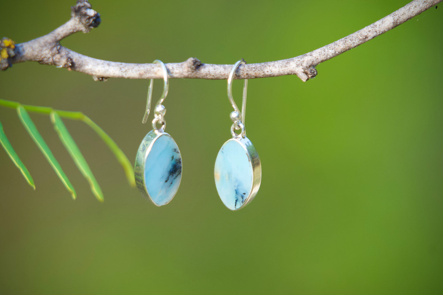 Birú - Opal Stones - Sterling Silver Earrings