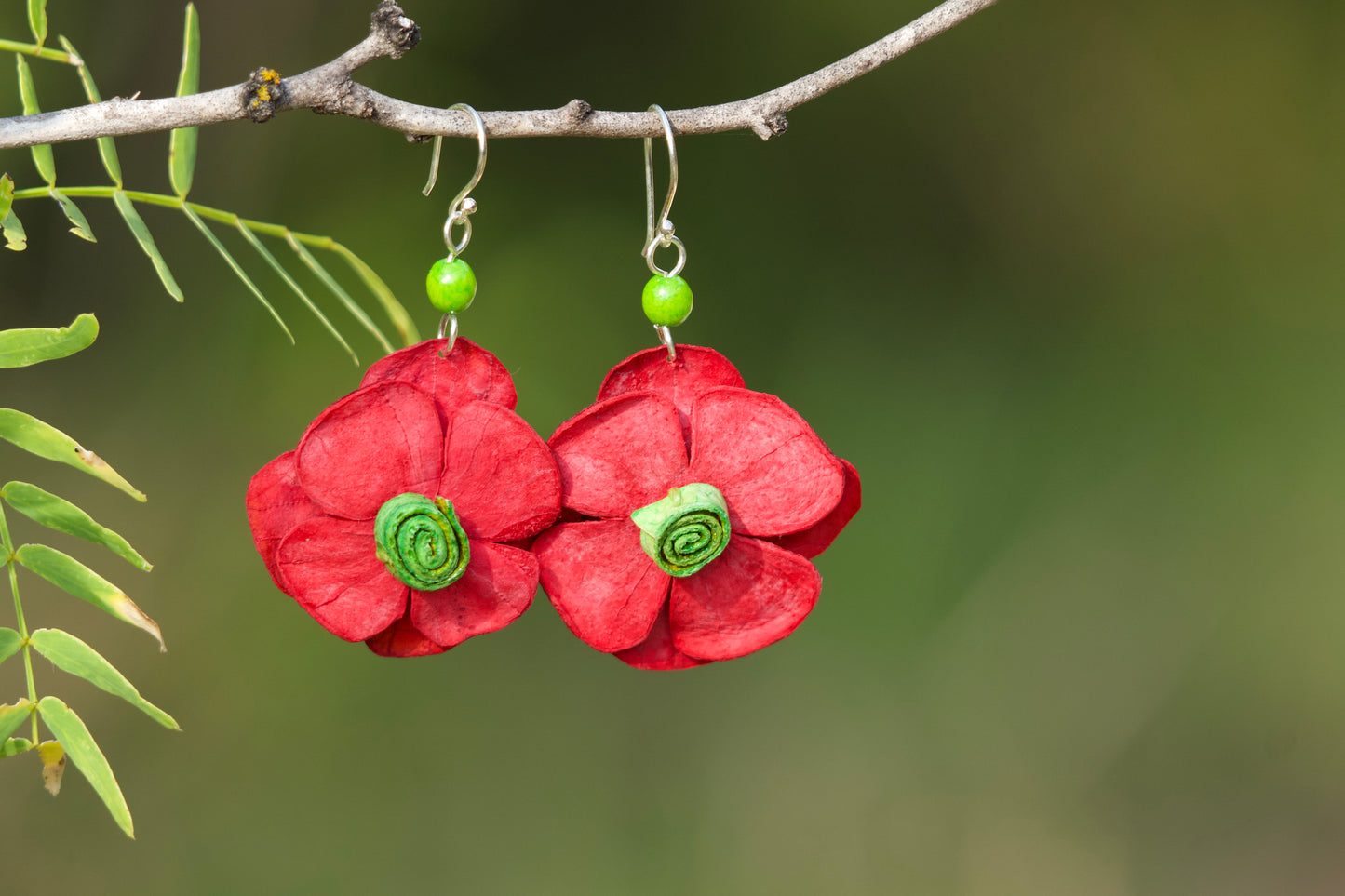 Kuri - Lime Peel Earrings