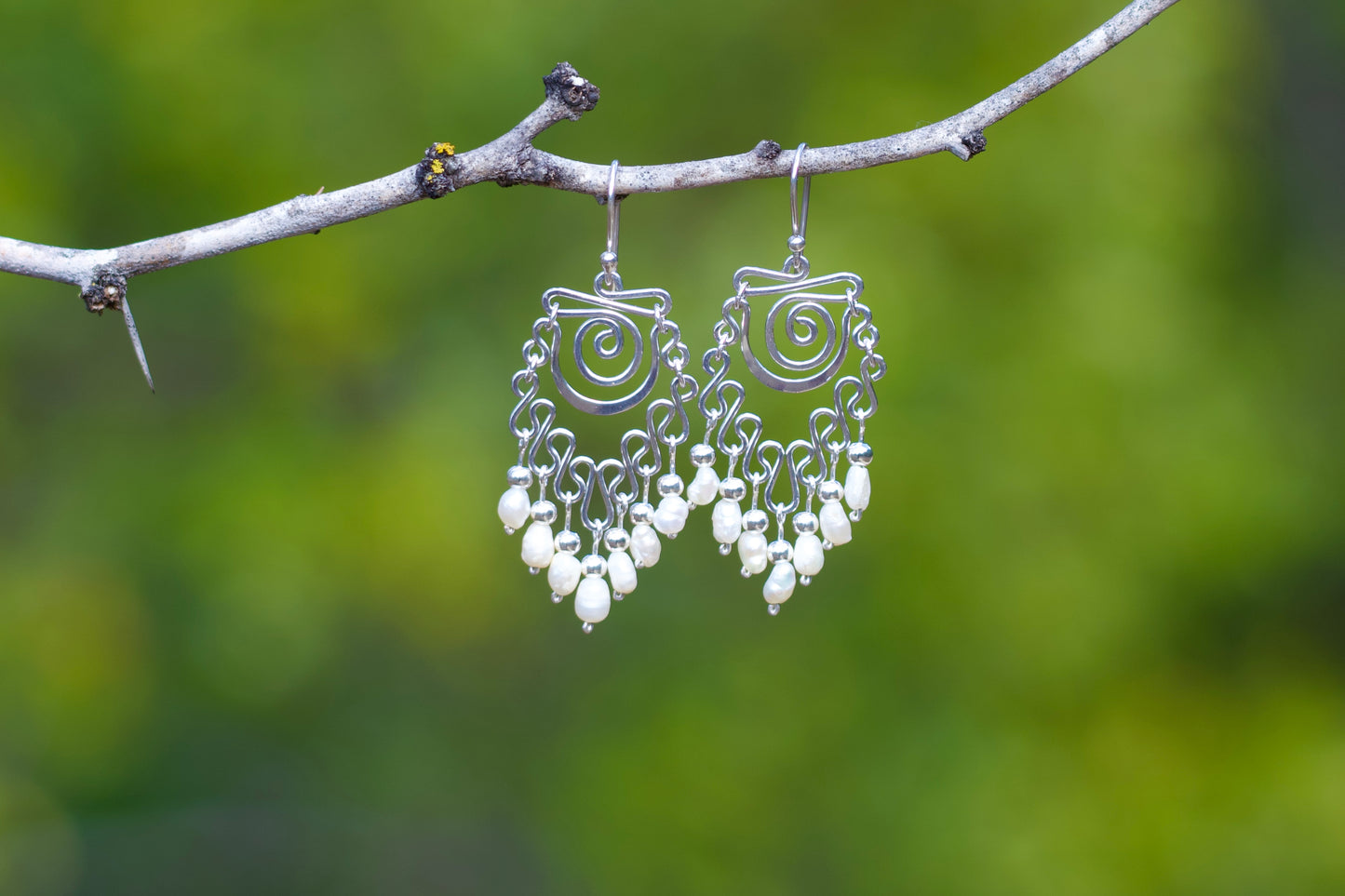 Freshwater Pearls Sterling Silver Earrings