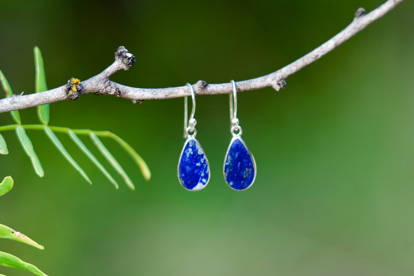 Birú - Lapis Lazuli - Sterling Silver Earrings