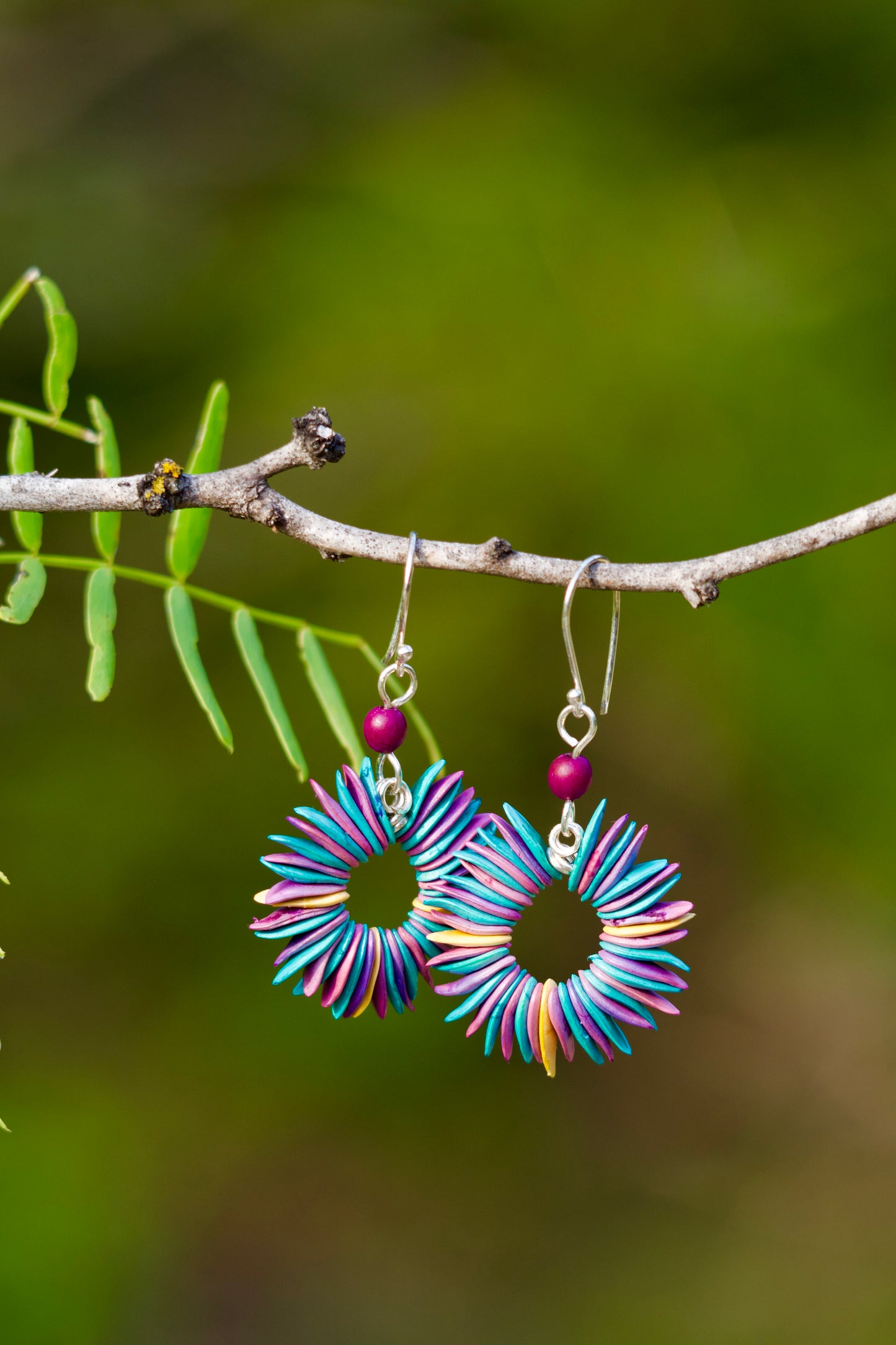 Cantaloupe Seeds Earrings