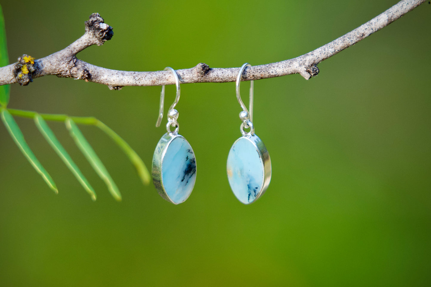 Birú - Opal Stones - Sterling Silver Earrings