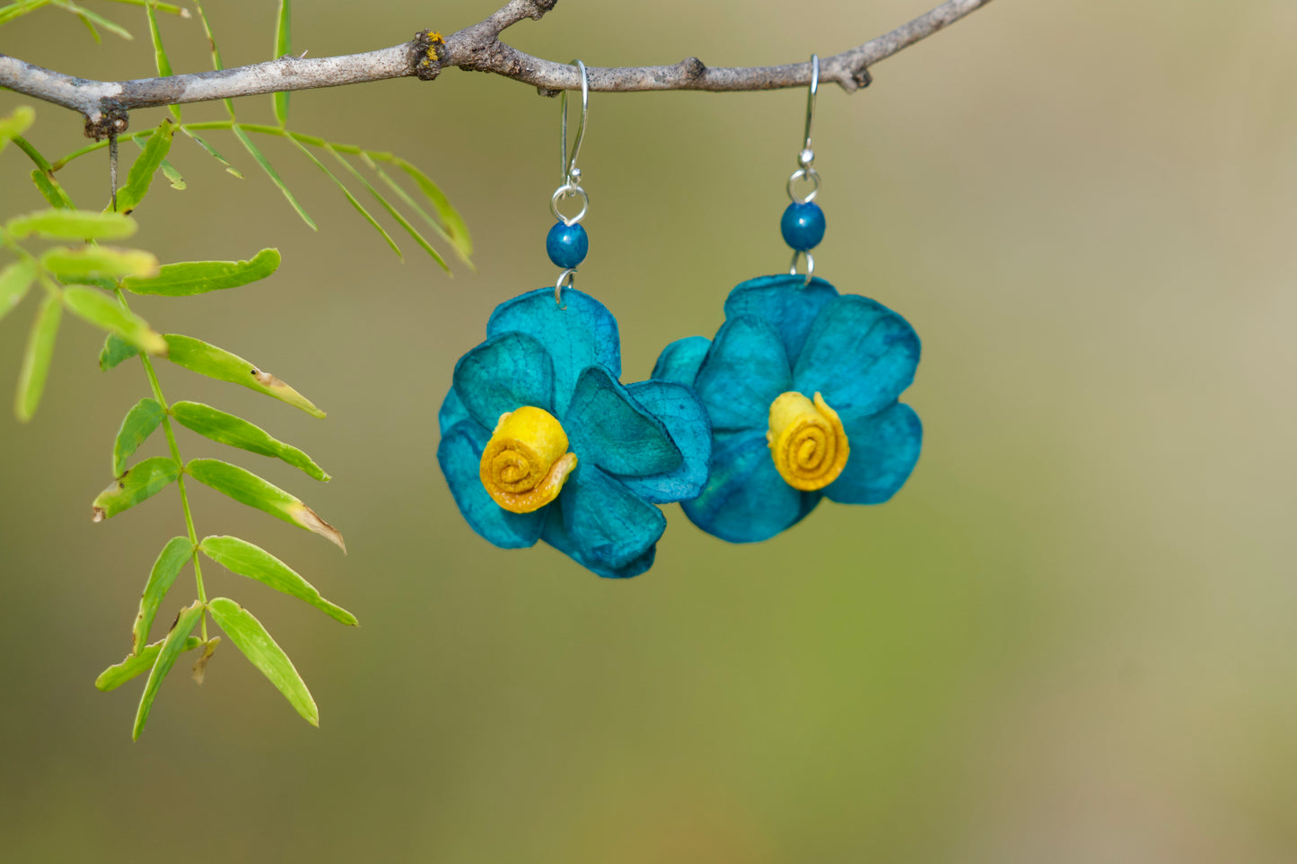 Kuri - Lime Peels Earrings