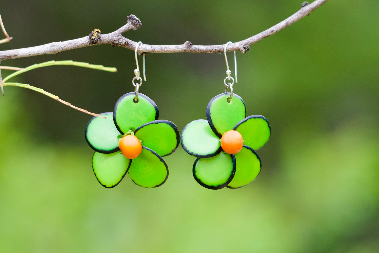 Tagua Seed Earrings