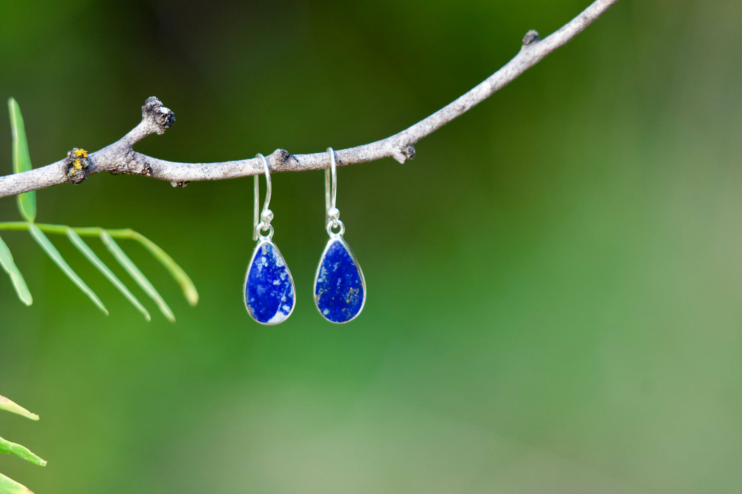 Birú - Lapis Lazuli - Sterling Silver Earrings