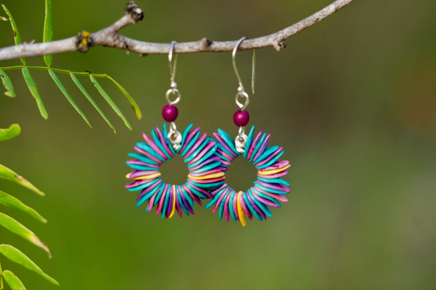 Cantaloupe Seeds Earrings