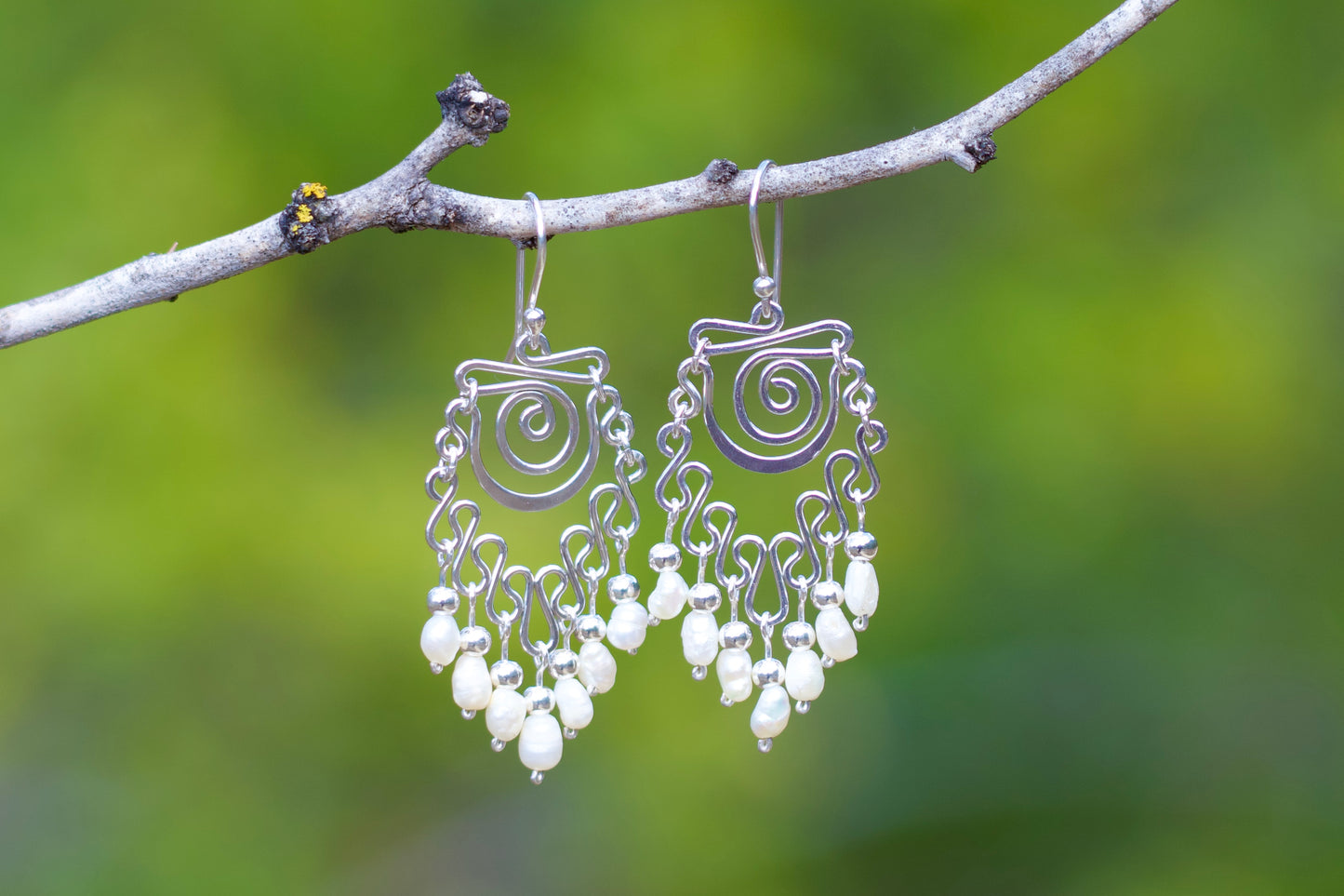 Freshwater Pearls Sterling Silver Earrings