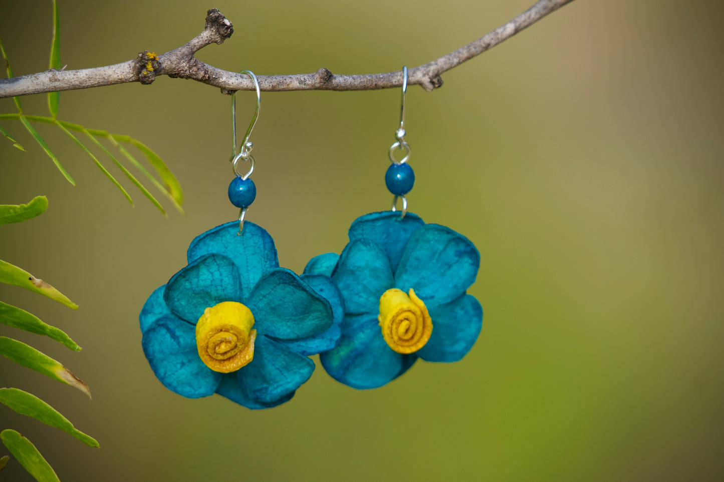 Kuri - Lime Peels Earrings