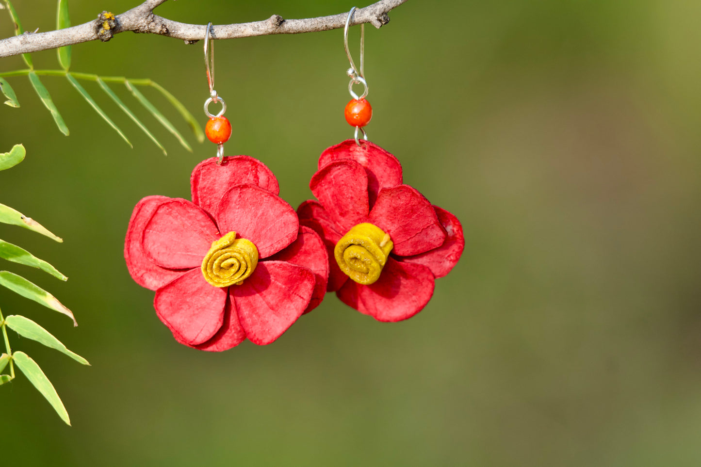 Kuri- Lime Peel Earrings