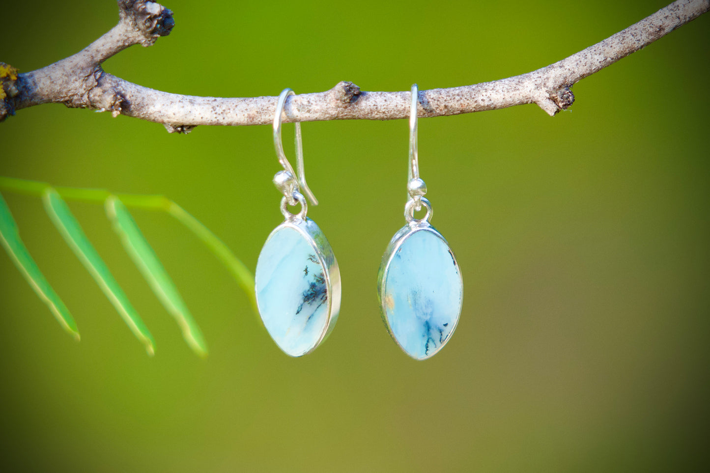 Birú - Opal Stones - Sterling Silver Earrings