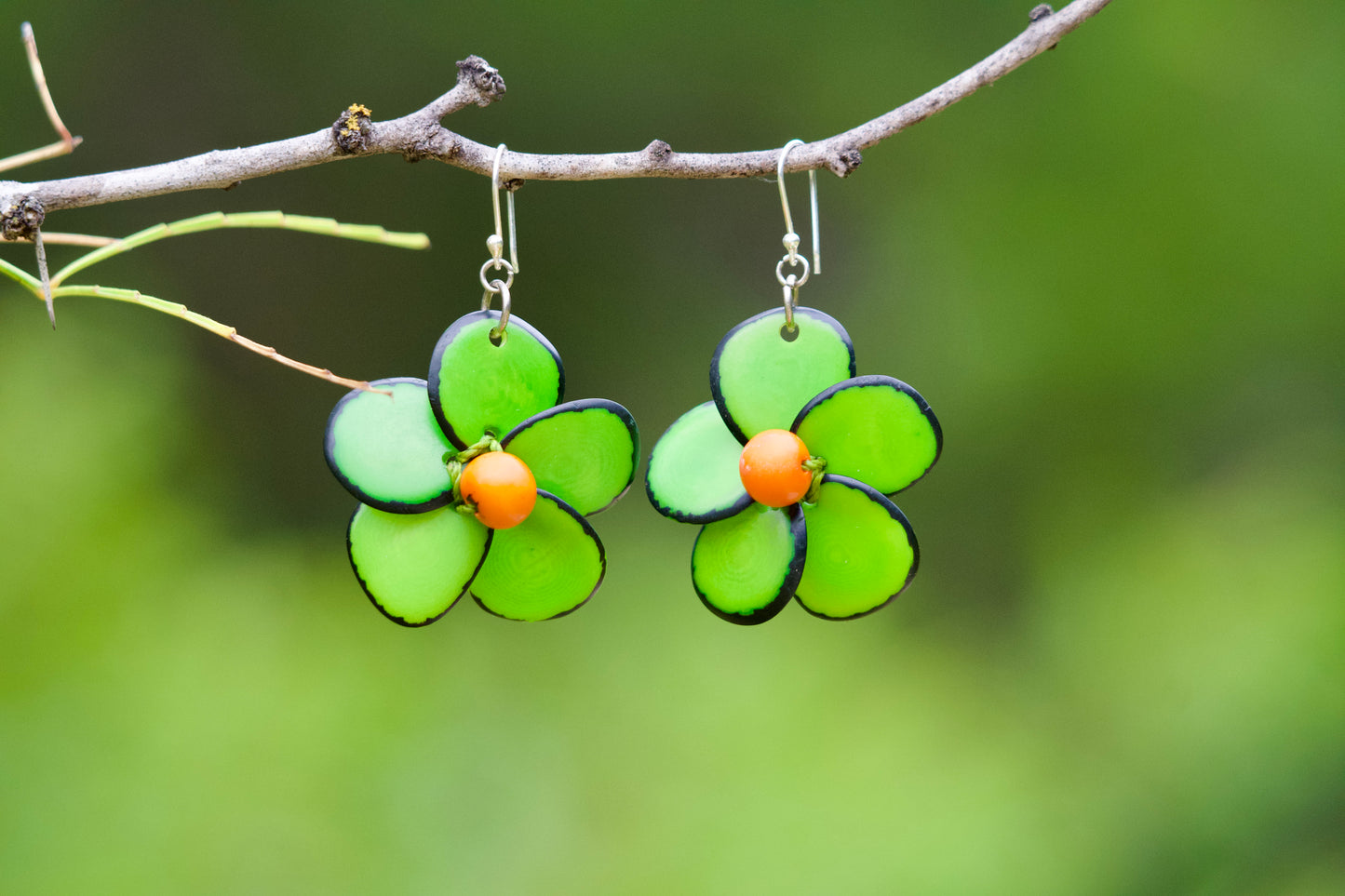 Tagua Seed Earrings
