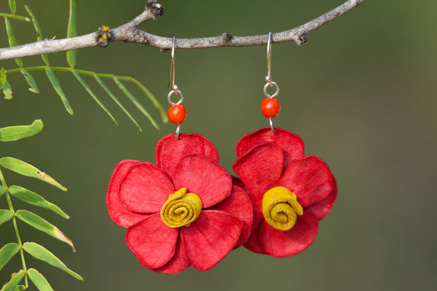Kuri- Lime Peel Earrings