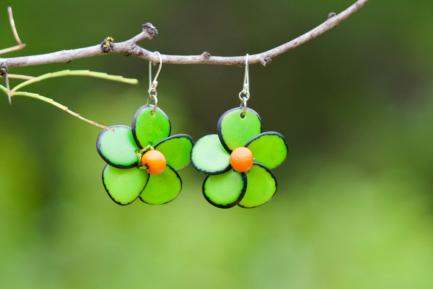 Tagua Seed Earrings