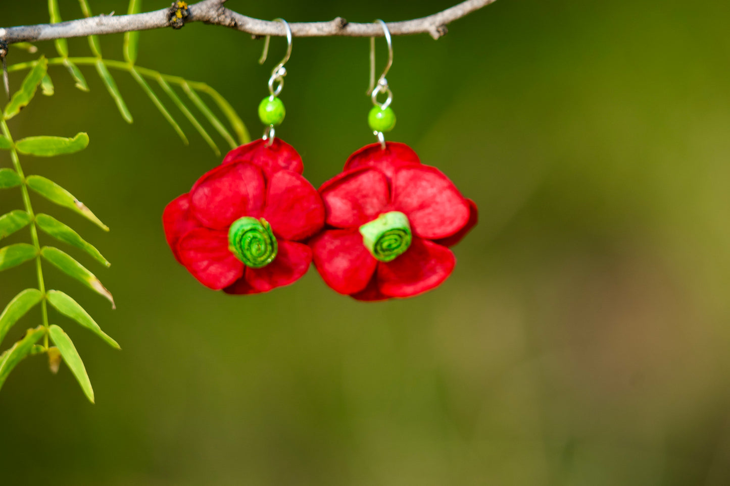Kuri - Lime Peel Earrings
