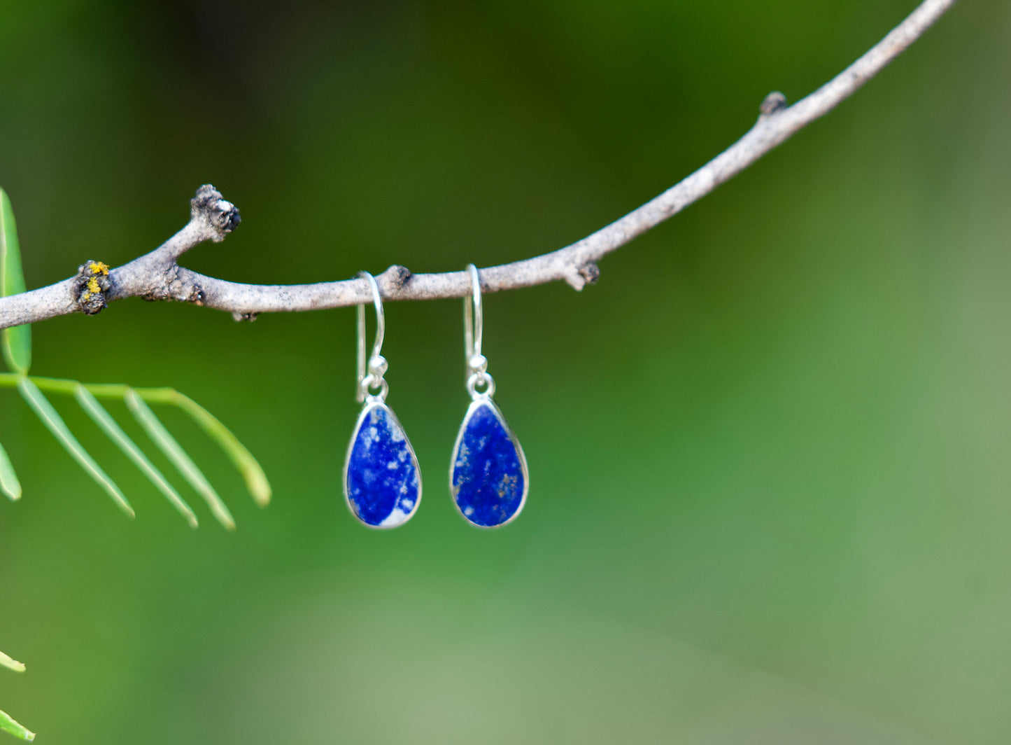 Birú - Lapis Lazuli - Sterling Silver Earrings
