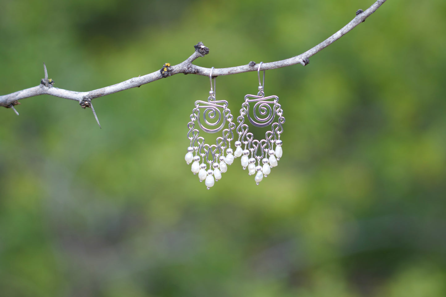 Freshwater Pearls Sterling Silver Earrings