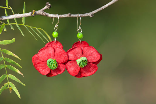 Kuri - Lime Peel Earrings