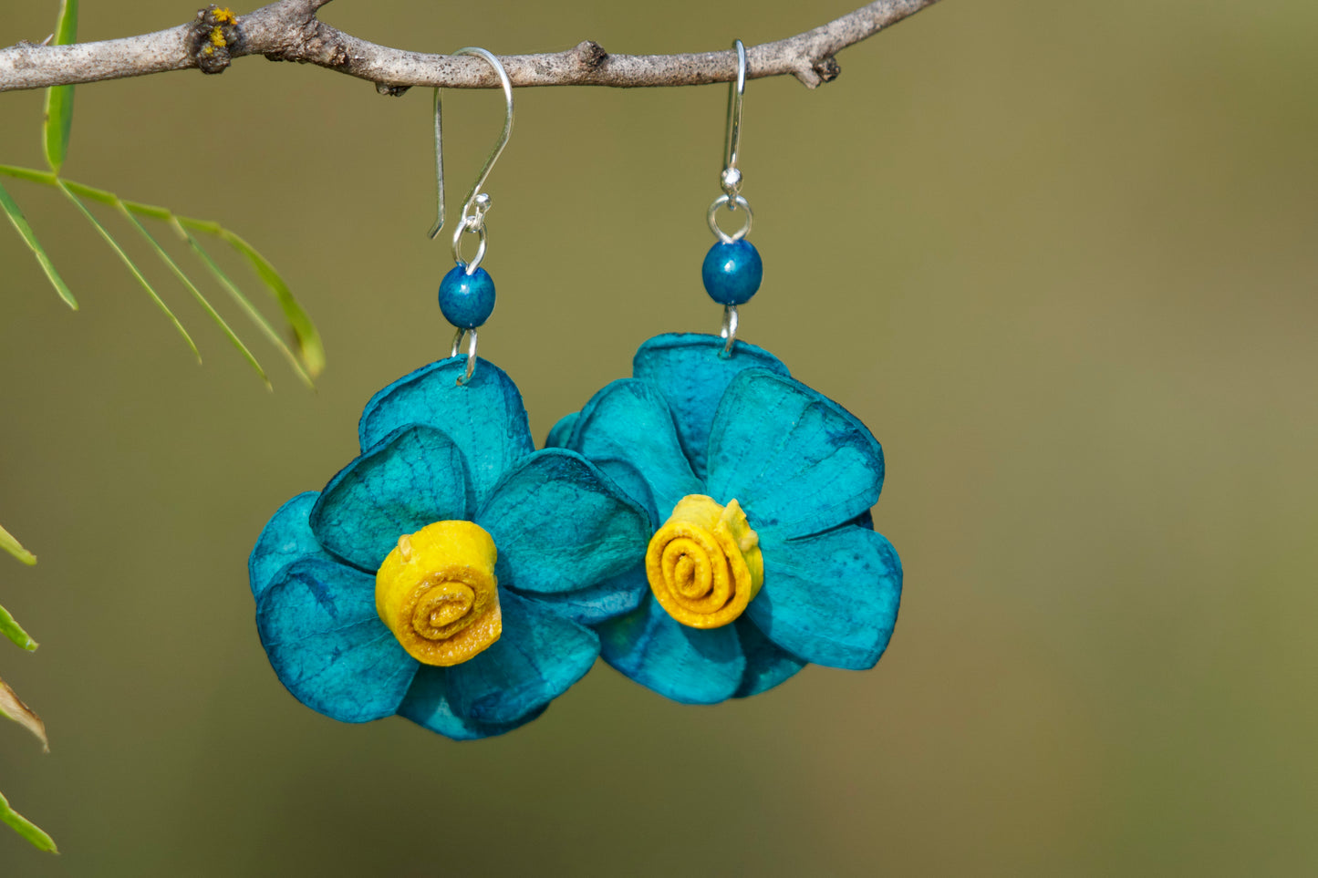 Kuri - Lime Peels Earrings