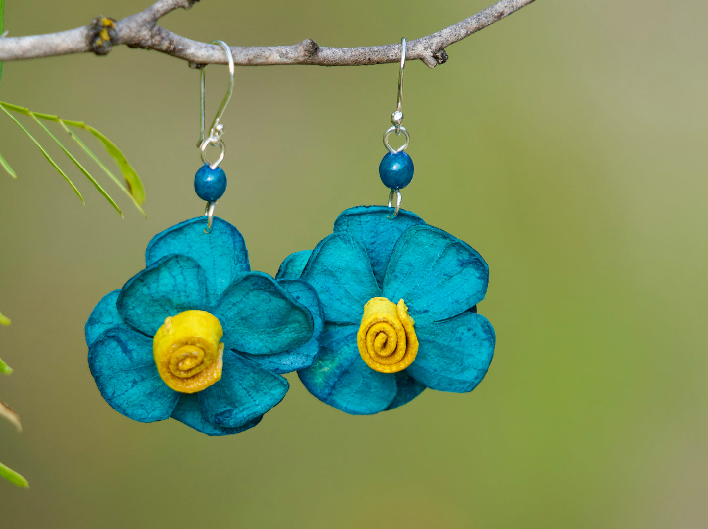 Kuri - Lime Peels Earrings