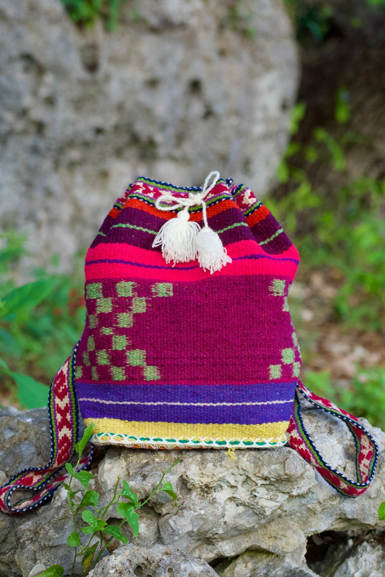 Colla - Handmade Backpack Sheep Wool