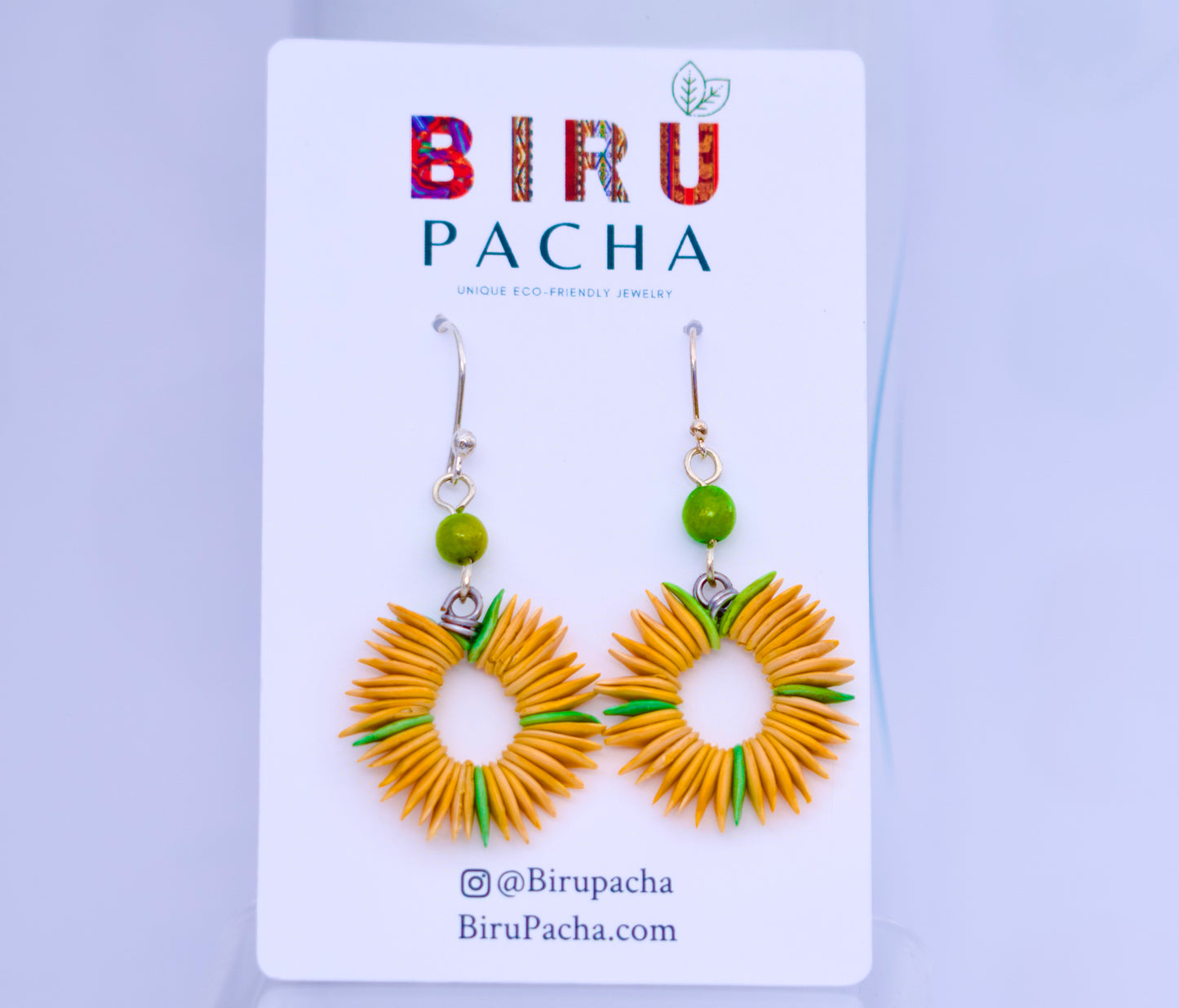 Cantaloupe Seeds Earrings