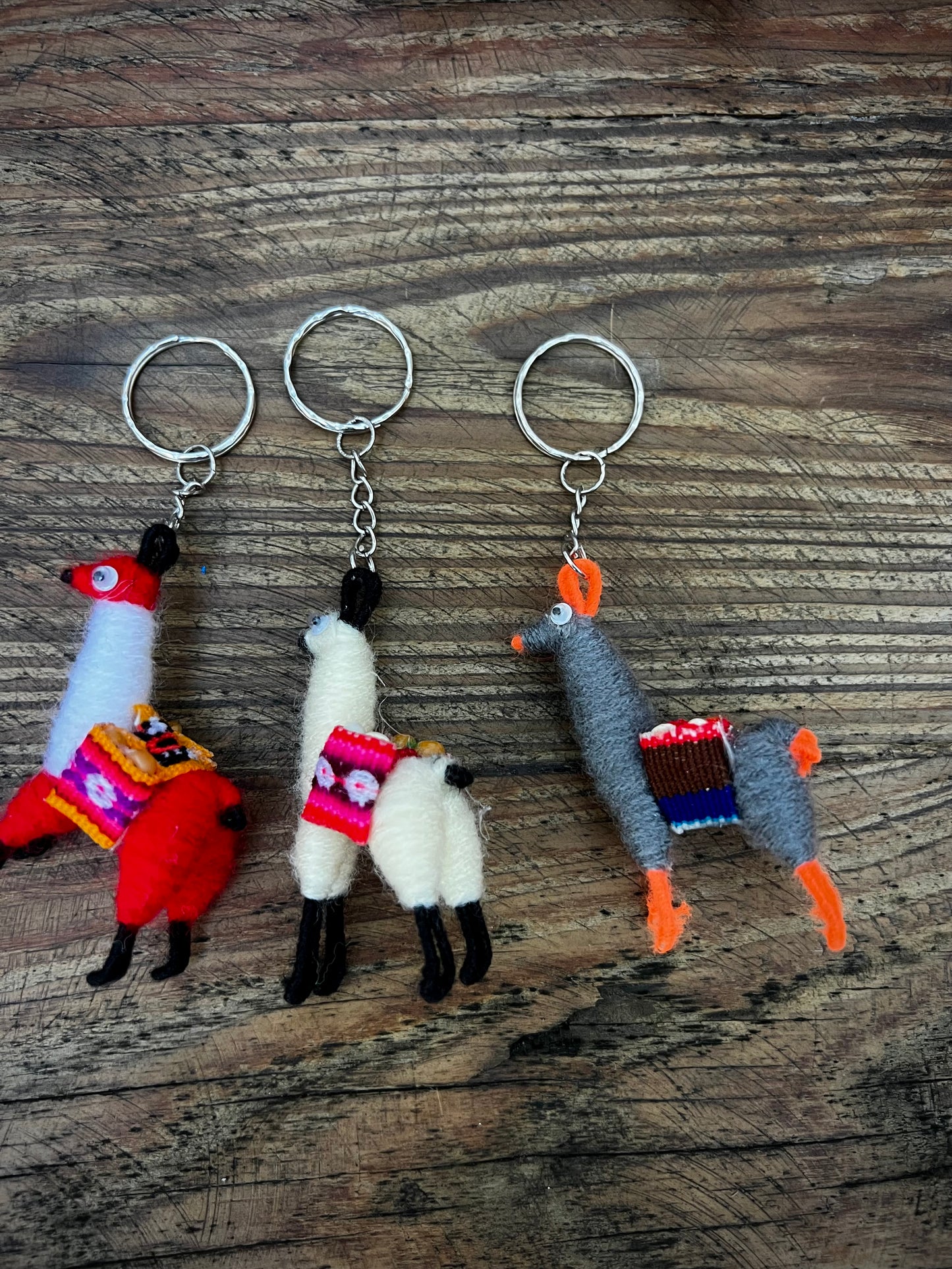 Llama Keychain - Set of 3