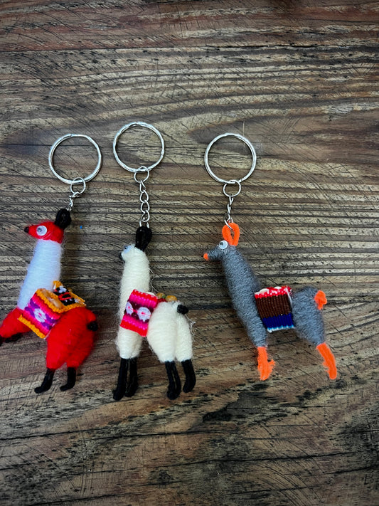 Llama Keychain - Set of 3
