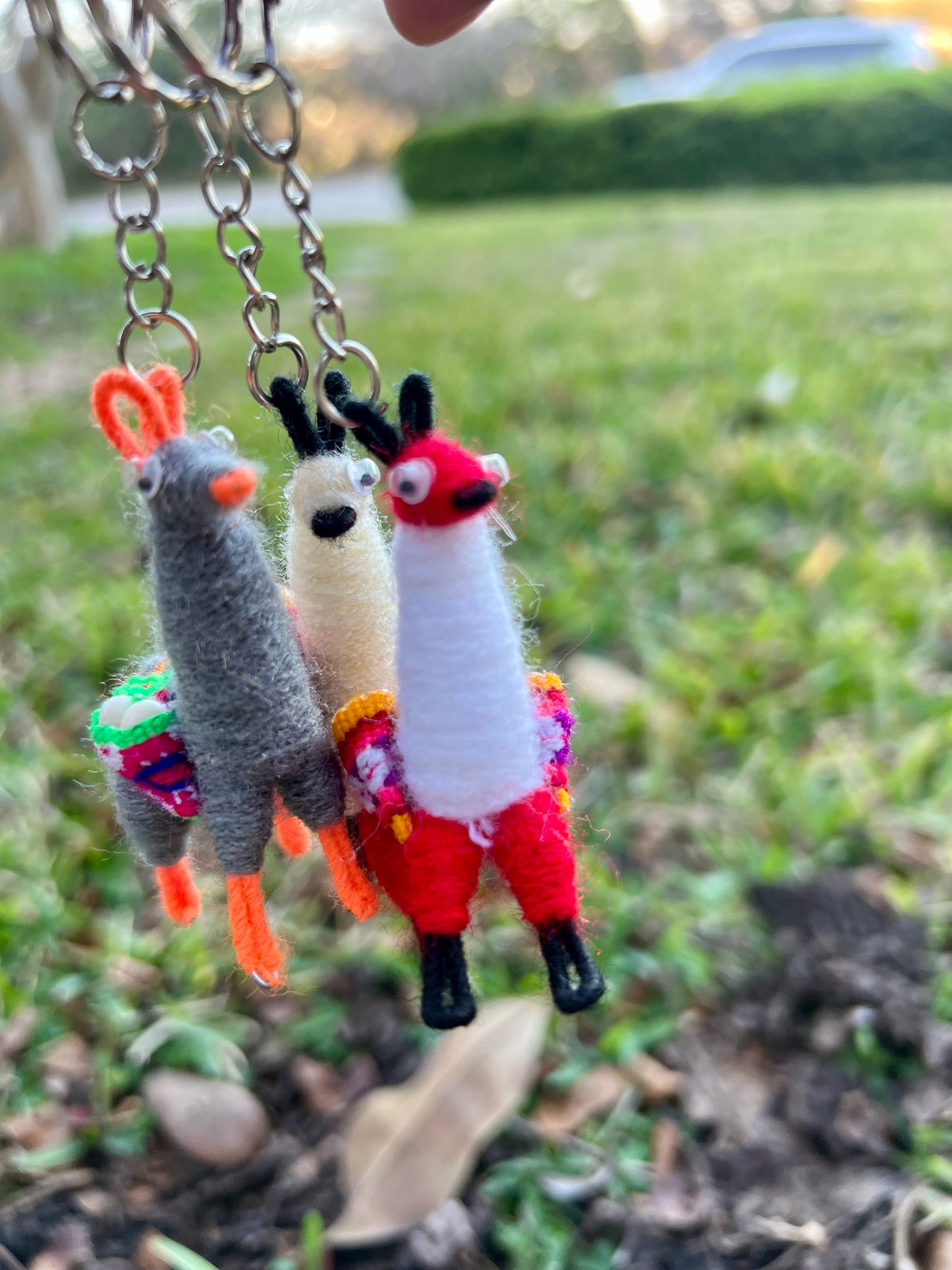 Llama Keychain - Set of 3