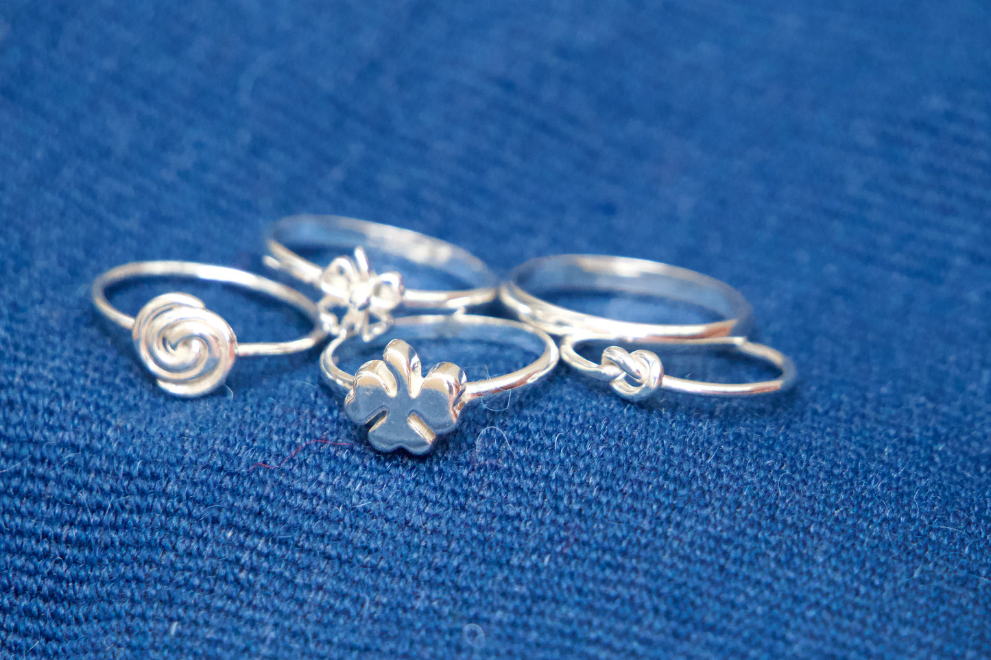 Sterling Silver Rings - Knot
