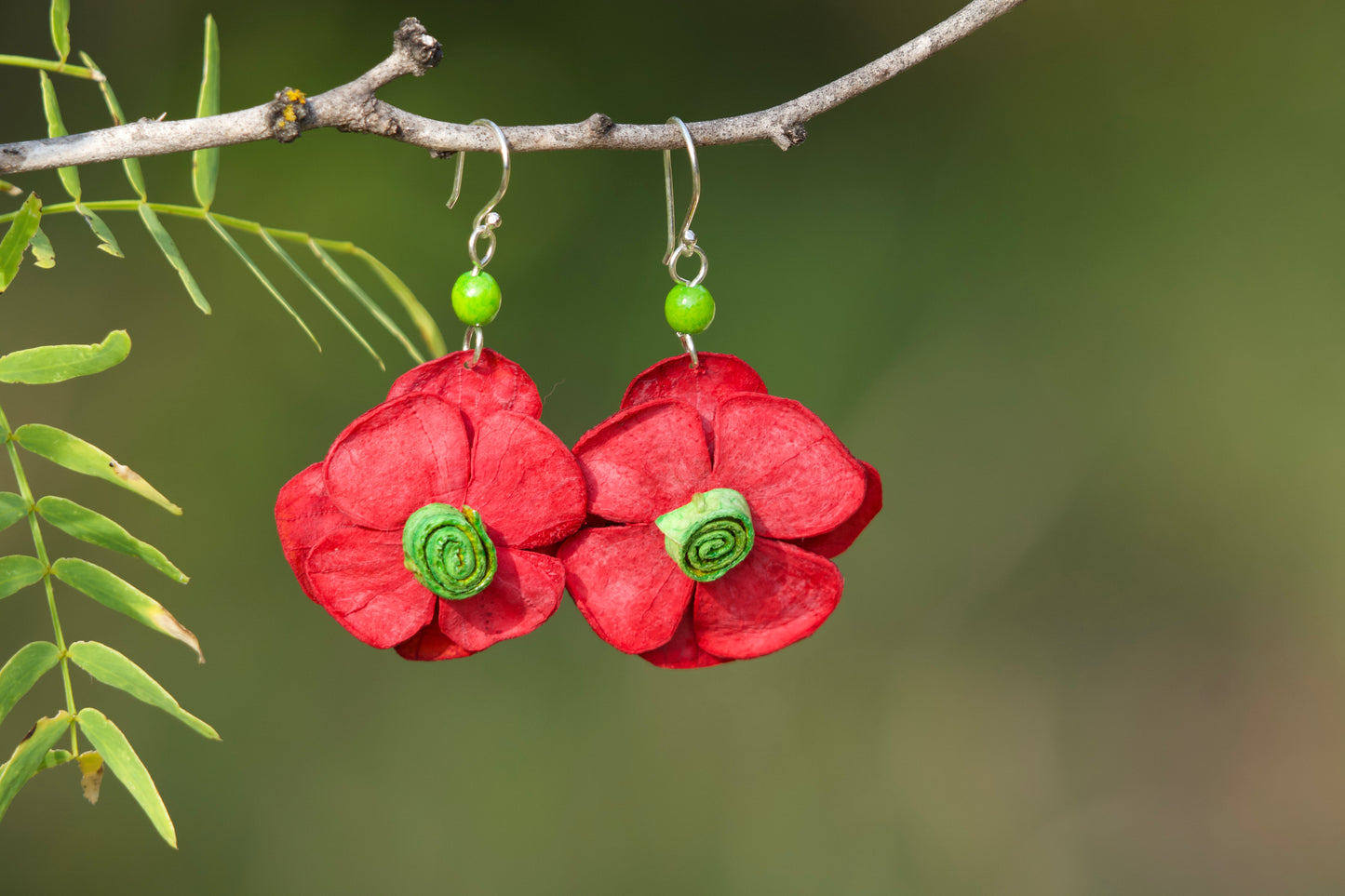 Kuri - Lime Peel Earrings