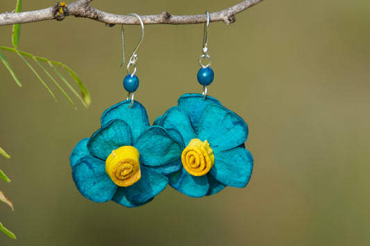 Kuri - Lime Peels Earrings