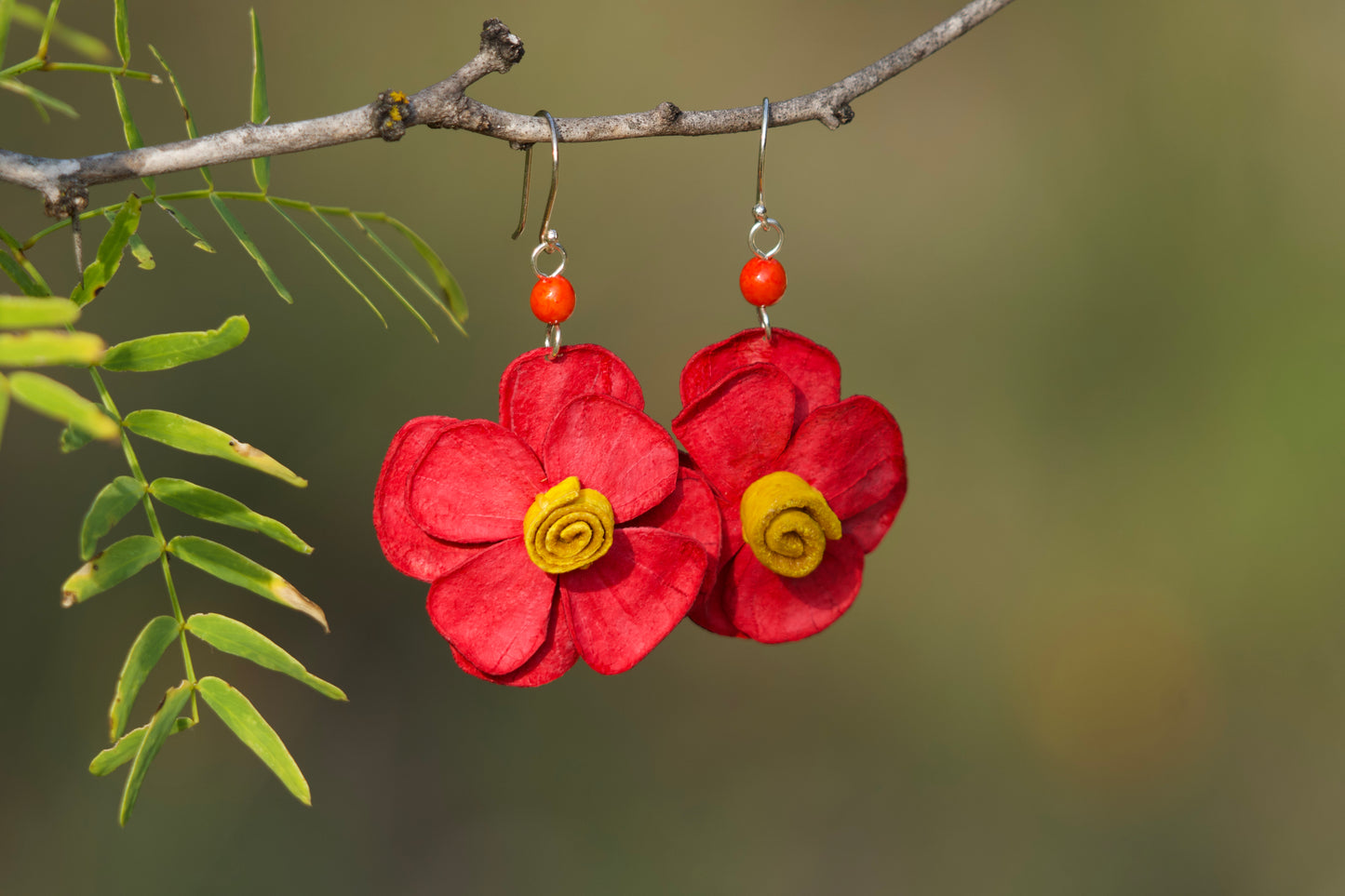 Kuri- Lime Peel Earrings