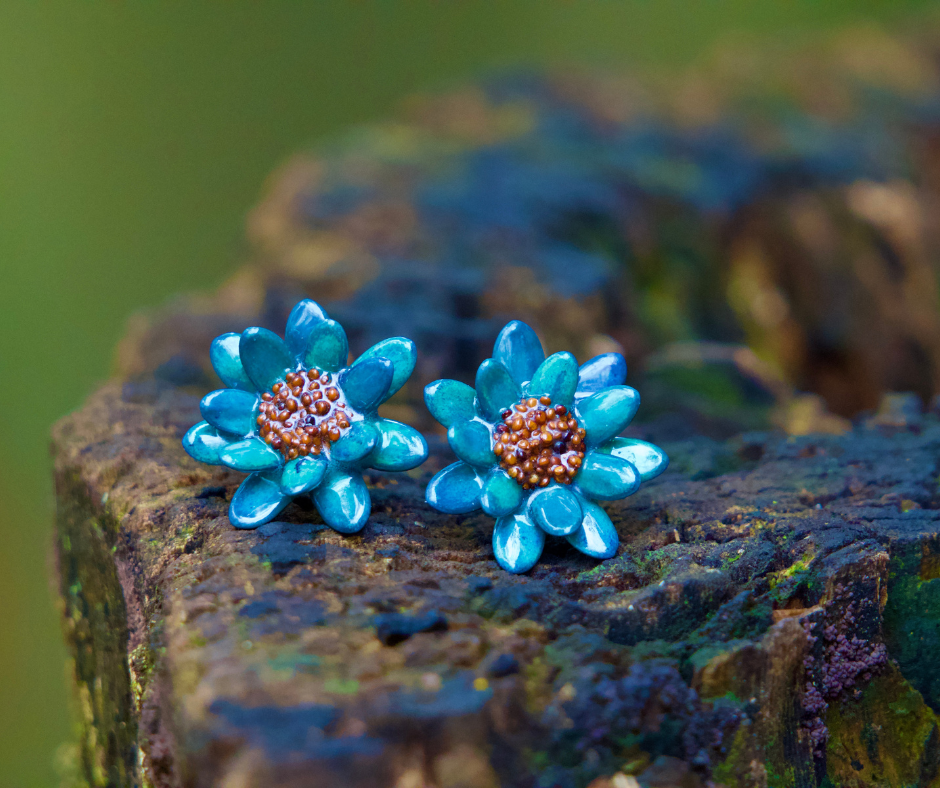 Cantaloupe Seeds Earrings