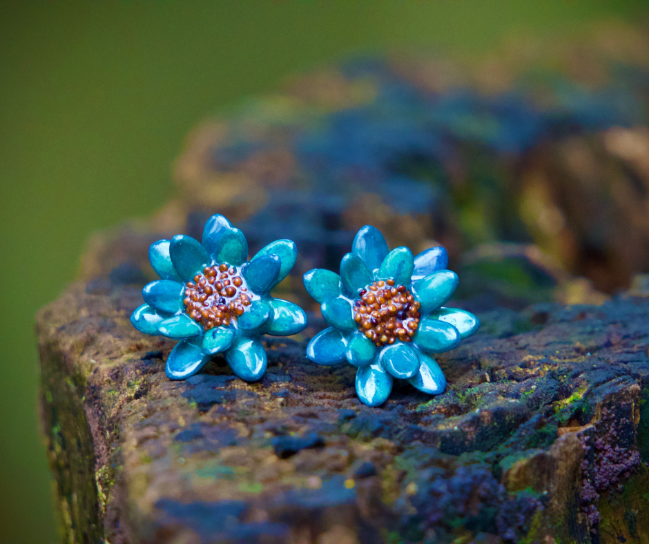 Cantaloupe Seeds Earrings