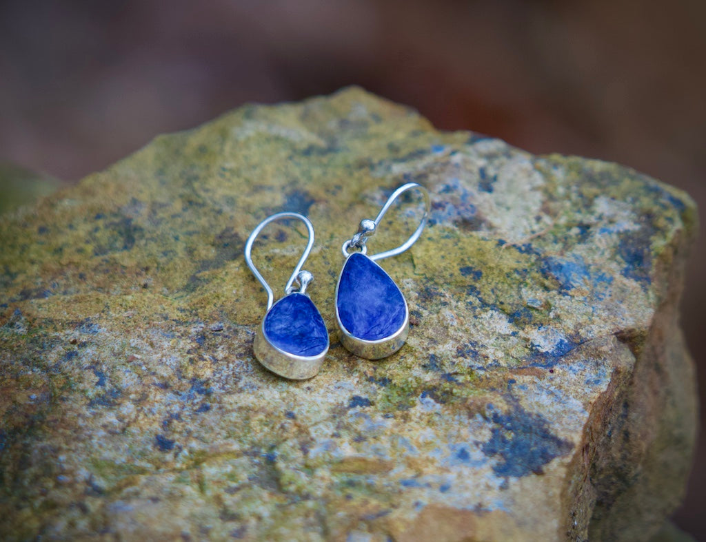 Birú - Sodalite Stone Earrings