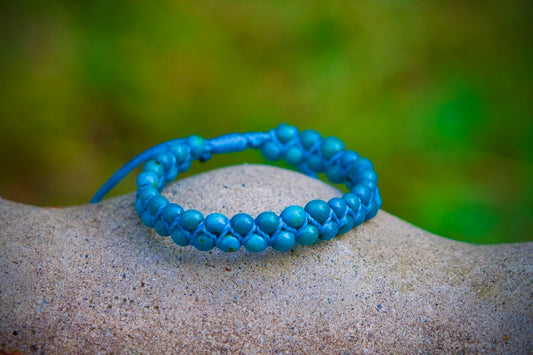 Ruru - Turquoise Acai Seed Bracelet