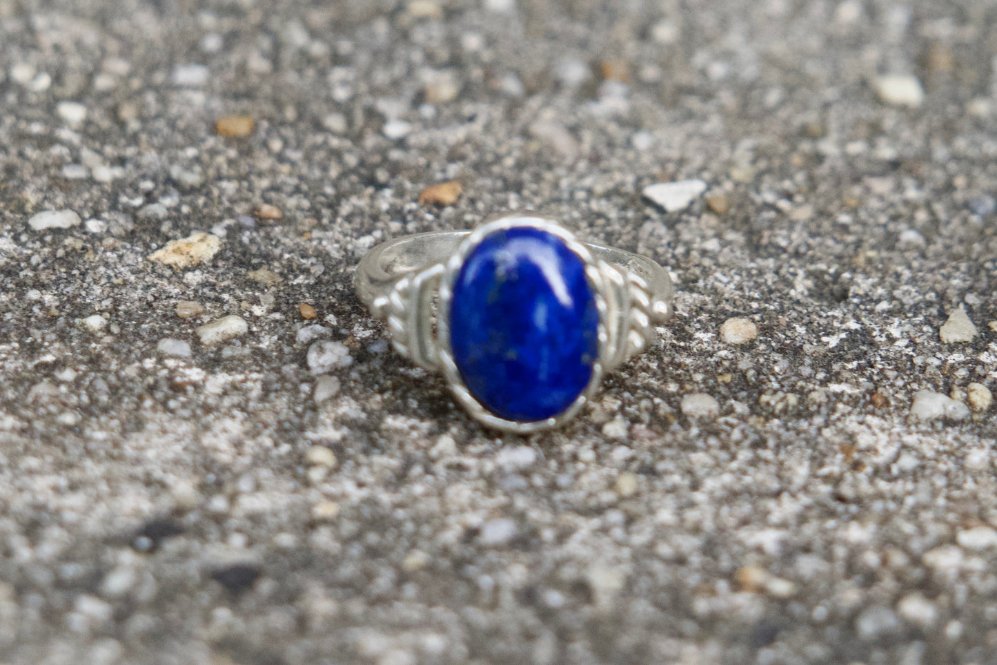 Birú - Lapiz Lazuli Sterling Silver Ring