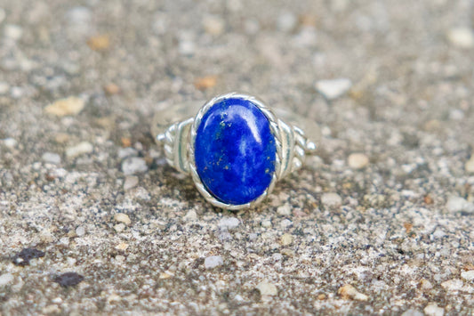 Birú - Lapiz Lazuli Sterling Silver Ring