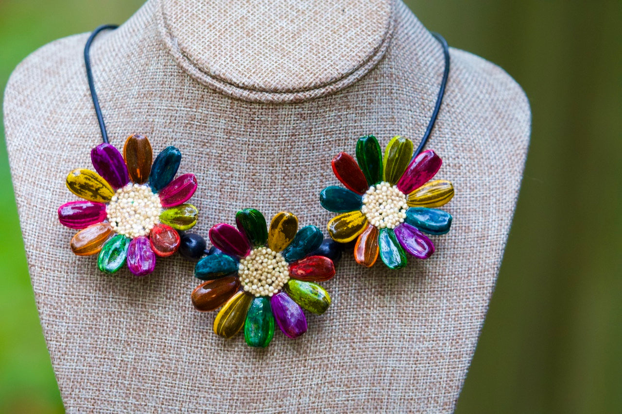 Chira - Sunflower Seed Necklace