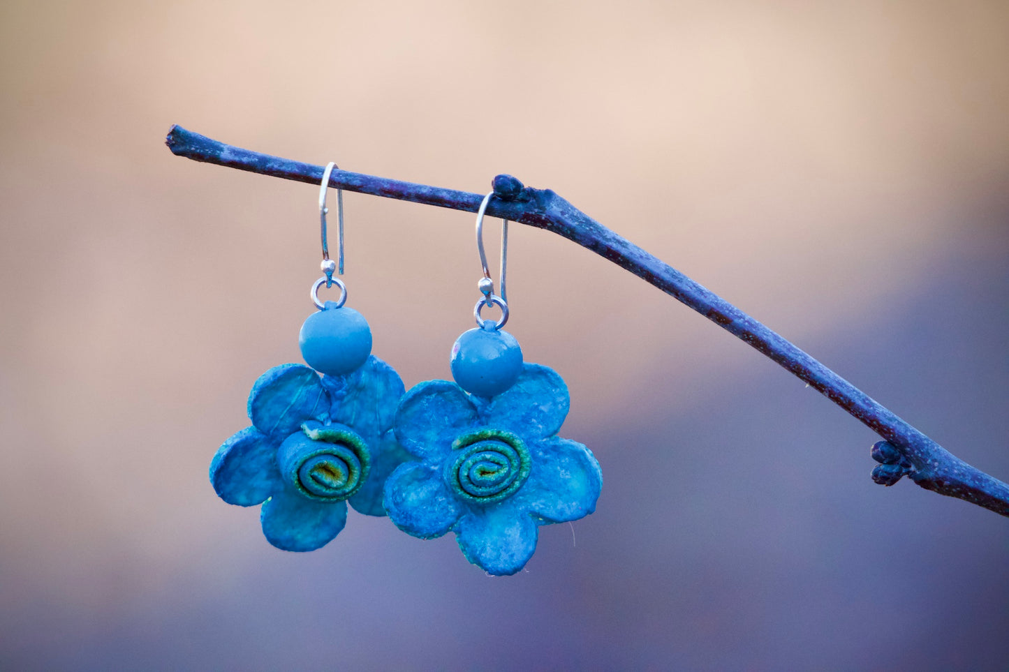 Curi - Orange Peels Flower Earrings