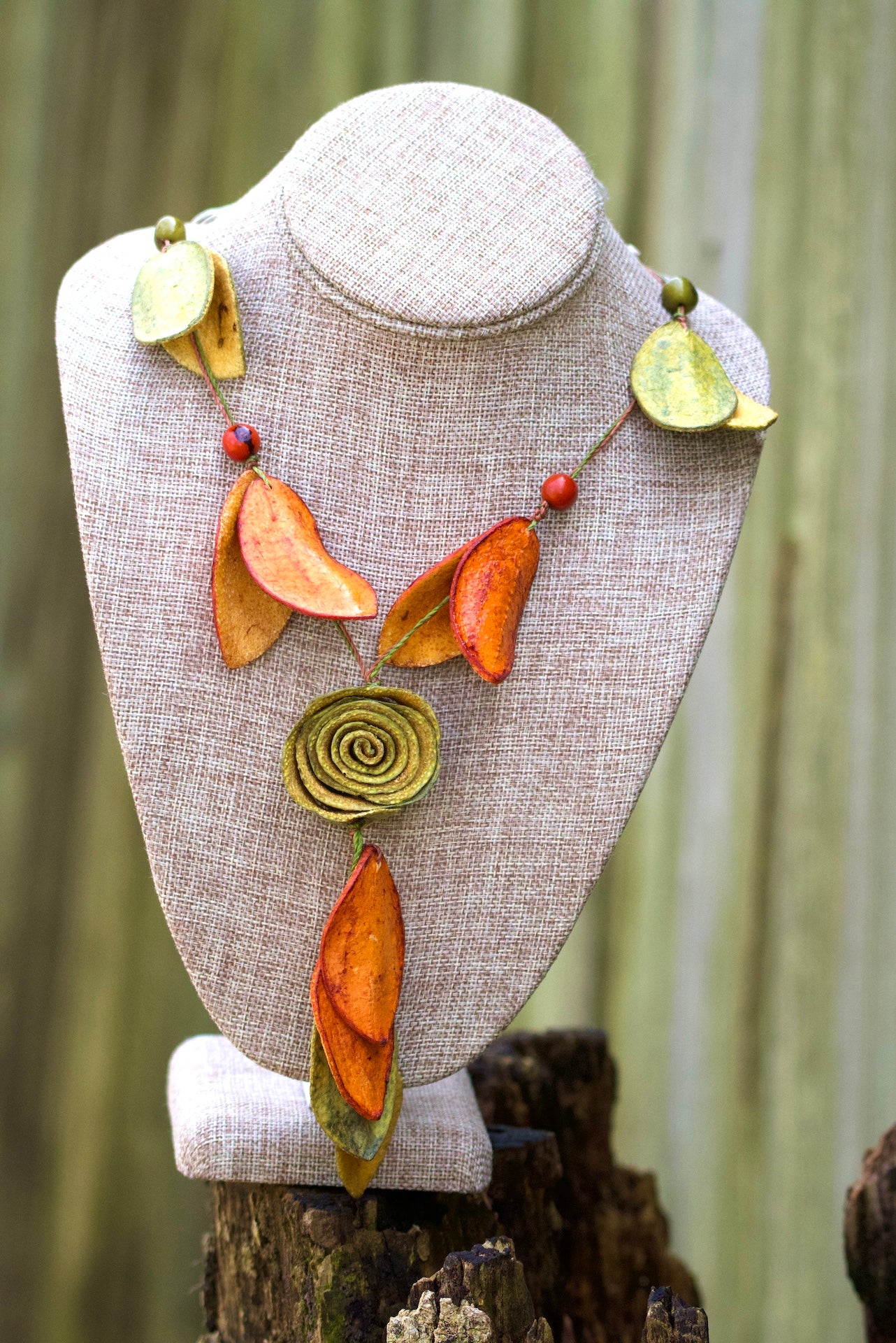 Chira - Orange Peels Necklaces