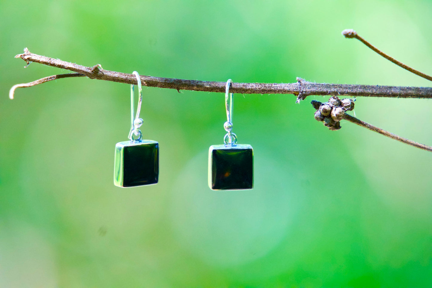 Birú - Obsidian Earrings