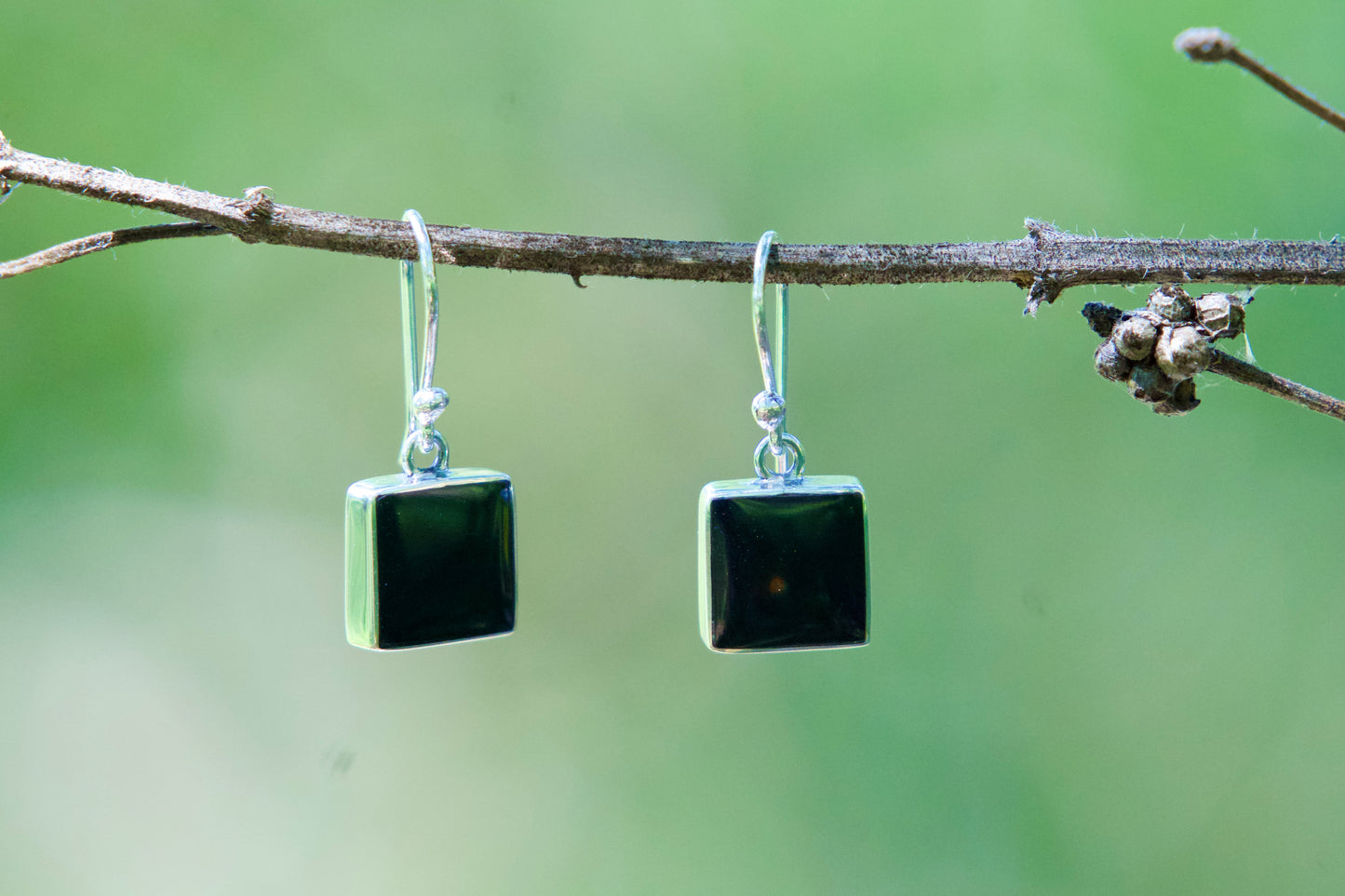 Birú - Obsidian Earrings