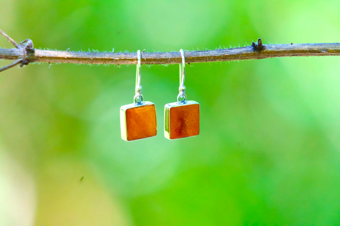 Birú - Spondylus - Coral Earrings