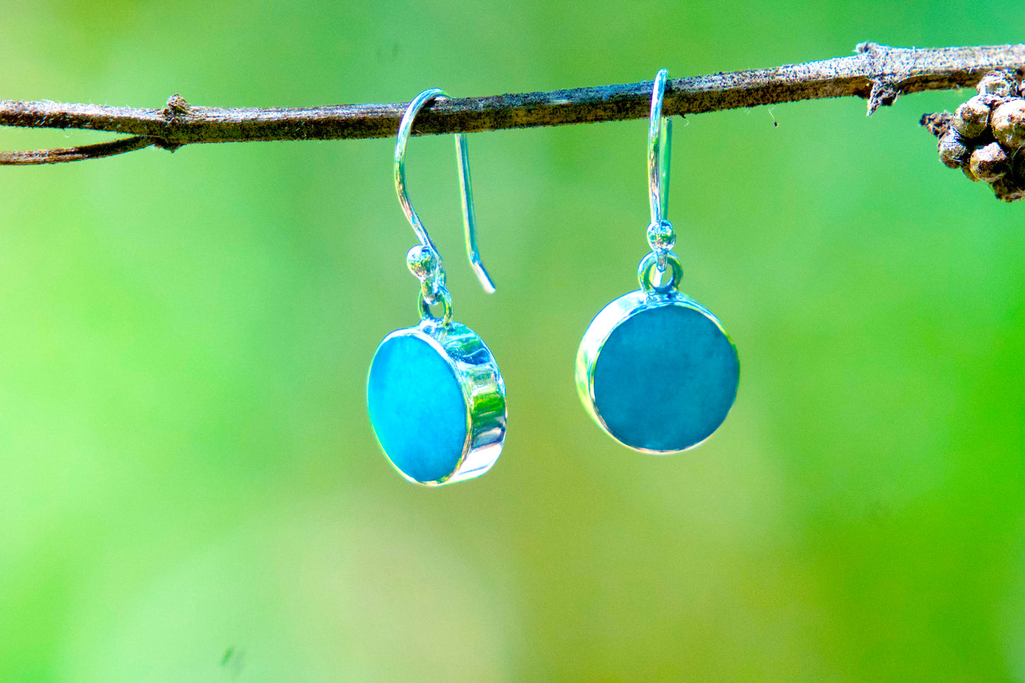 Birú - Sterling Silver Stones Earrings