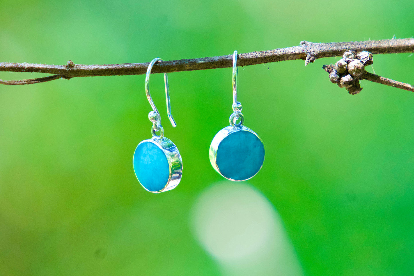 Birú - Sterling Silver Stones Earrings