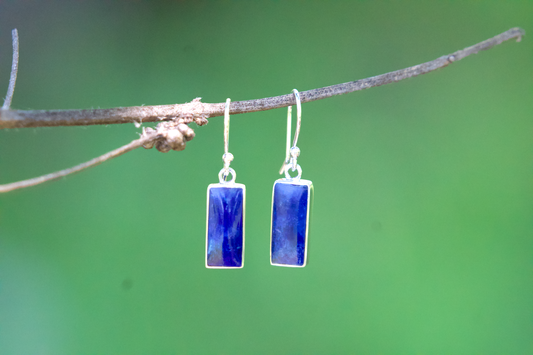 Birú - Sodalite - Chrysocolla Stones Earrings