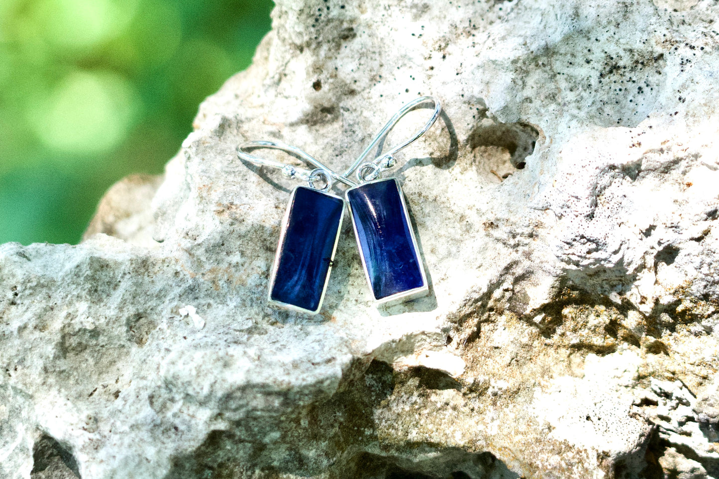 Birú - Sodalite - Chrysocolla Stones Earrings