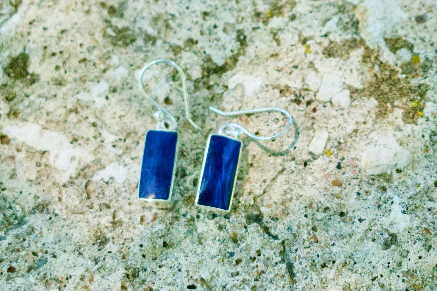 Birú - Sodalite - Chrysocolla Stones Earrings